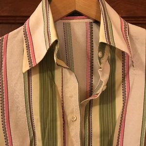 Vintage Etro Striped Button Shirt